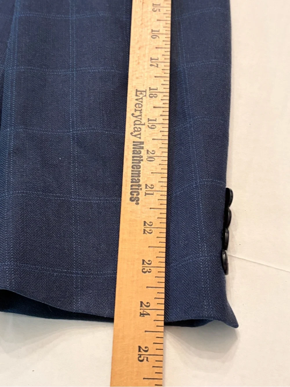 Lauren Ralph Lauren Navy Windowpane Sport Coat